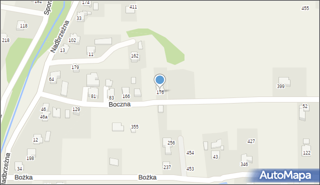 Biery, Biery, 176, mapa Biery