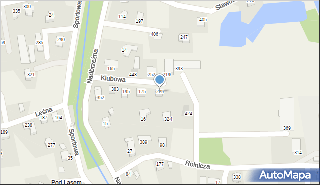 Biery, Biery, 225, mapa Biery