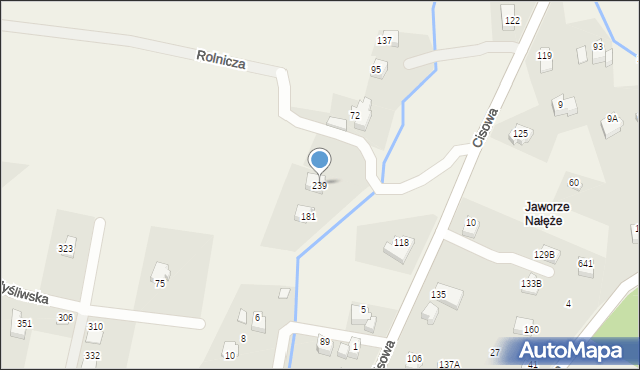 Biery, Biery, 239, mapa Biery