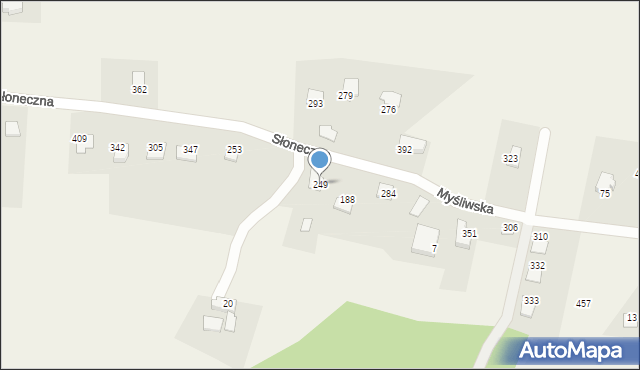 Biery, Biery, 249, mapa Biery