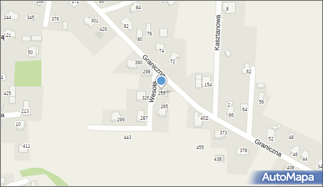 Biery, Biery, 255, mapa Biery