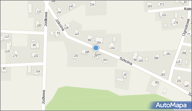 Biery, Biery, 297, mapa Biery