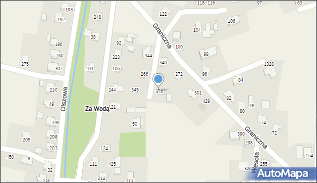 Biery, Biery, 376, mapa Biery