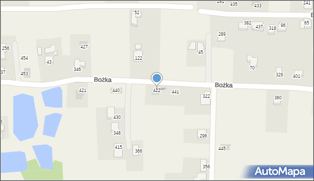 Biery, Biery, 422, mapa Biery