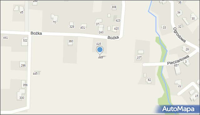 Biery, Biery, 449, mapa Biery