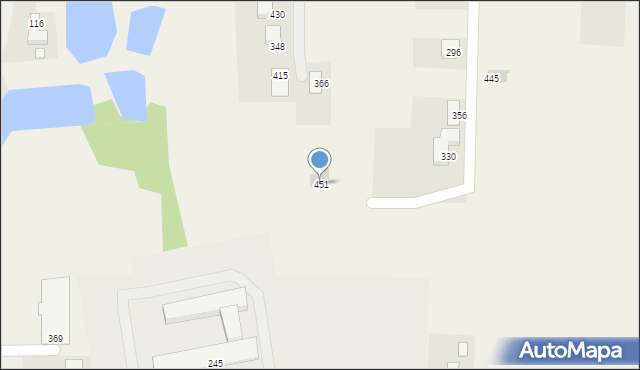 Biery, Biery, 451, mapa Biery