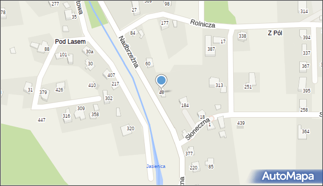 Biery, Biery, 48, mapa Biery