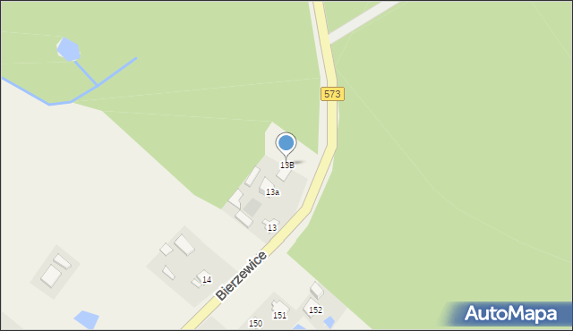 Bierzewice, Bierzewice, 13B, mapa Bierzewice