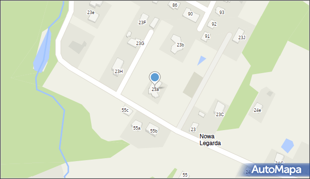 Bierzewice, Bierzewice, 23a, mapa Bierzewice