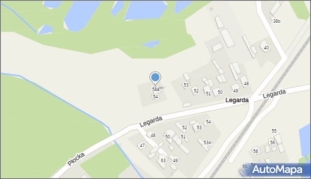 Bierzewice, Bierzewice, 54a, mapa Bierzewice