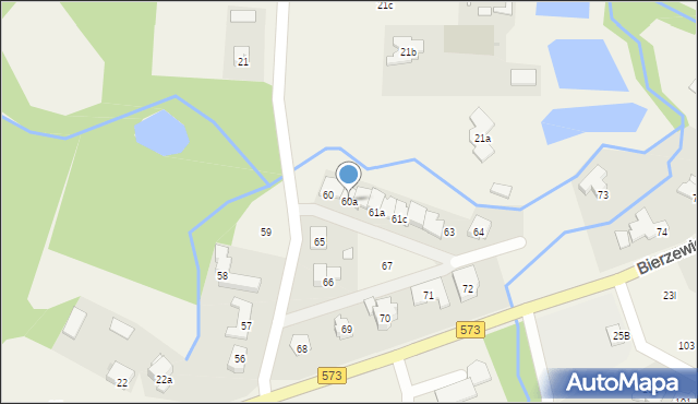 Bierzewice, Bierzewice, 60a, mapa Bierzewice