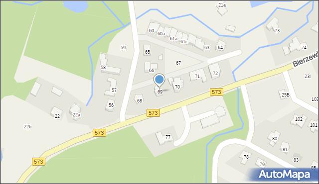 Bierzewice, Bierzewice, 69, mapa Bierzewice