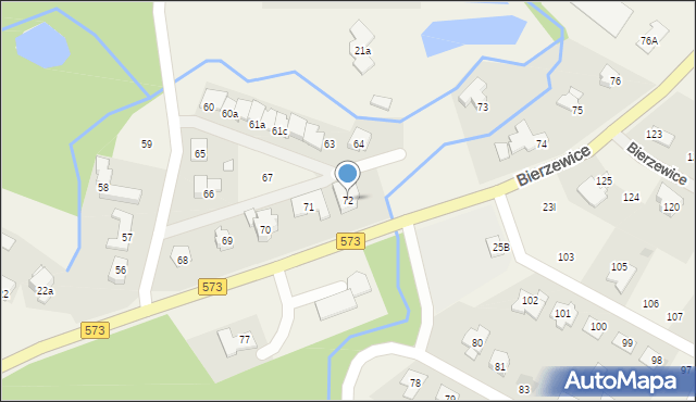 Bierzewice, Bierzewice, 72, mapa Bierzewice
