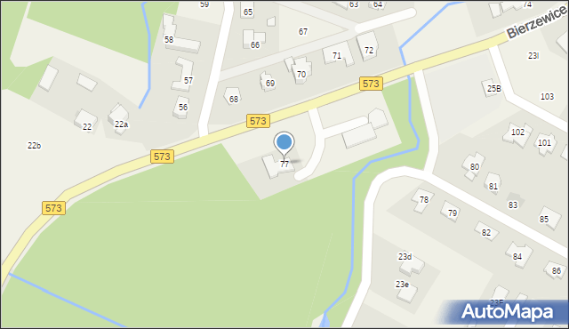 Bierzewice, Bierzewice, 77, mapa Bierzewice