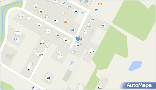 Bierzewice, Bierzewice, 92, mapa Bierzewice