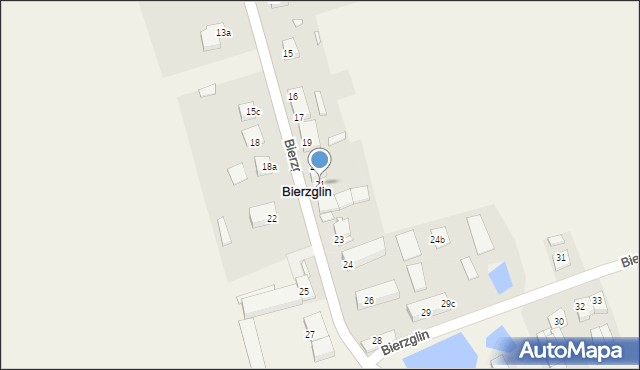 Bierzglin, Bierzglin, 21, mapa Bierzglin