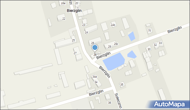Bierzglin, Bierzglin, 28, mapa Bierzglin