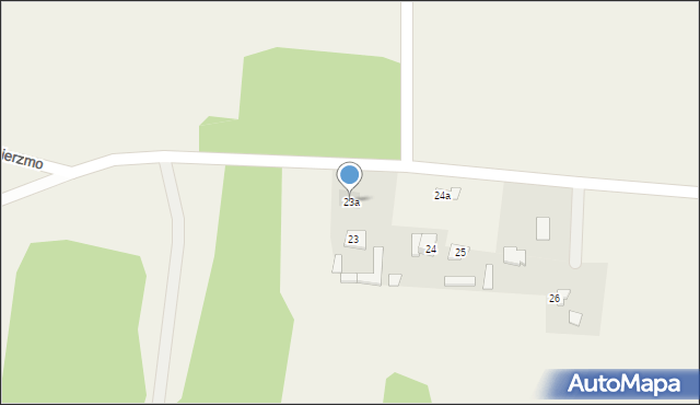 Bierzmo, Bierzmo, 23a, mapa Bierzmo