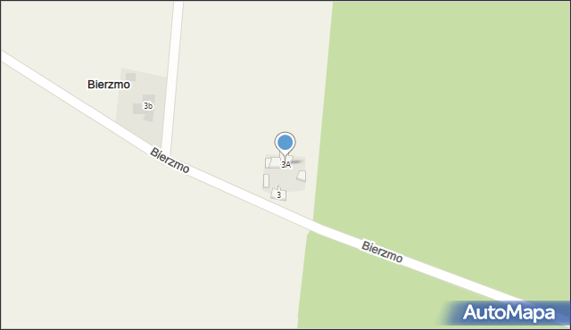 Bierzmo, Bierzmo, 3A, mapa Bierzmo