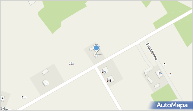 Bierzów, Bierzów, 11, mapa Bierzów