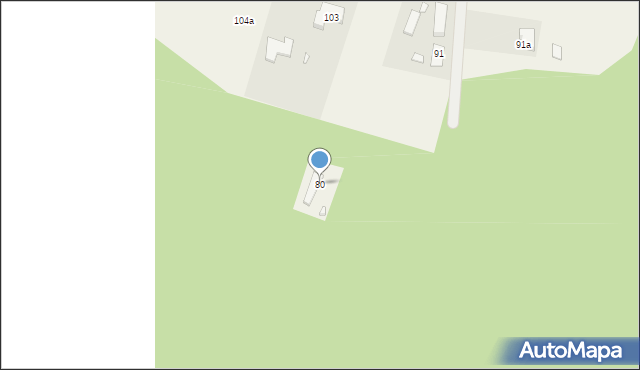 Bierzów, Bierzów, 80, mapa Bierzów