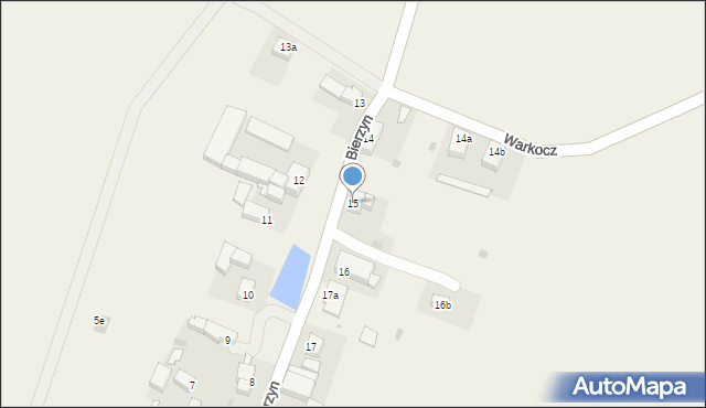Bierzyn, Bierzyn, 15, mapa Bierzyn