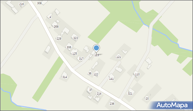 Biesiadki, Biesiadki, 123, mapa Biesiadki