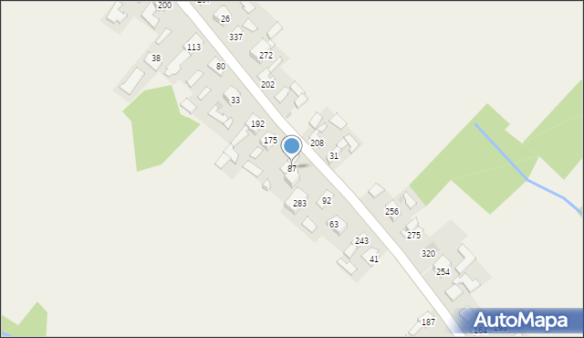 Biesiadki, Biesiadki, 87, mapa Biesiadki