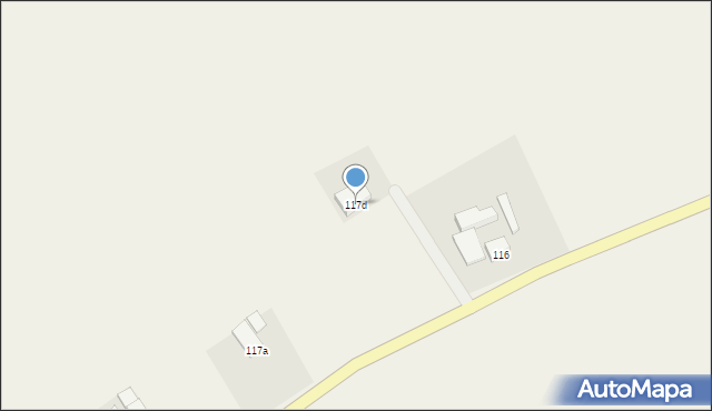 Biesiekierz, Biesiekierz, 117d, mapa Biesiekierz