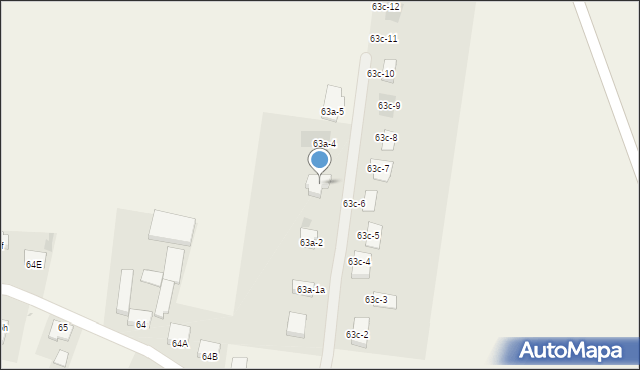 Biesiekierz, Biesiekierz, 63a-3, mapa Biesiekierz