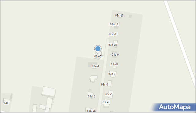 Biesiekierz, Biesiekierz, 63a-5, mapa Biesiekierz