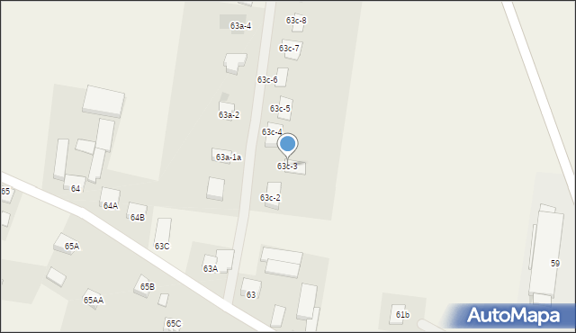 Biesiekierz, Biesiekierz, 63c-3, mapa Biesiekierz
