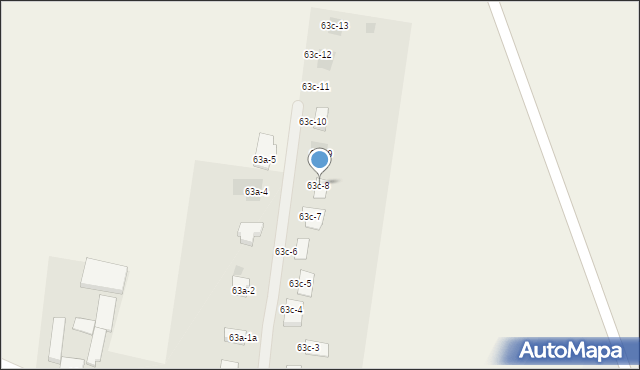 Biesiekierz, Biesiekierz, 63c-8, mapa Biesiekierz
