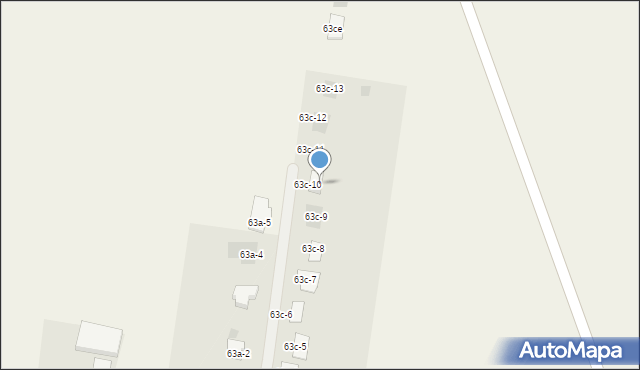 Biesiekierz, Biesiekierz, 63cb, mapa Biesiekierz