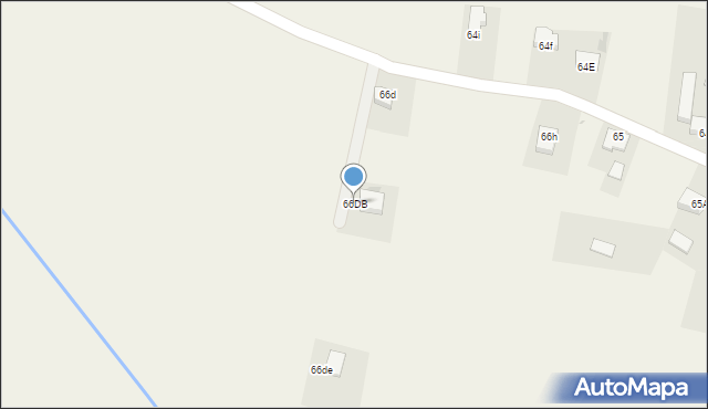 Biesiekierz, Biesiekierz, 66DB, mapa Biesiekierz