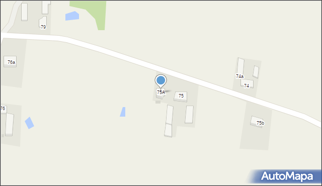 Biesiekierz, Biesiekierz, 75A, mapa Biesiekierz