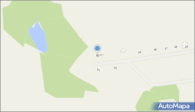 Bieślin, Bieślin, 50, mapa Bieślin