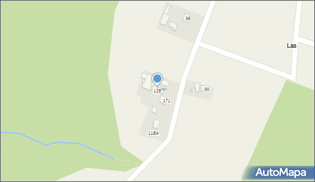 Biesna, Biesna, 118, mapa Biesna