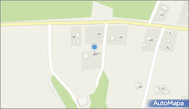 Biesna, Biesna, 160, mapa Biesna