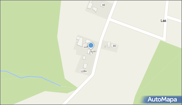Biesna, Biesna, 171, mapa Biesna
