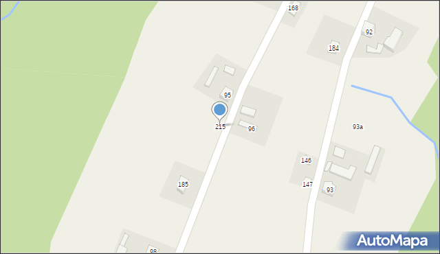 Biesna, Biesna, 215, mapa Biesna