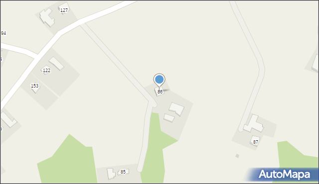 Biesna, Biesna, 86, mapa Biesna