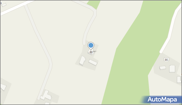 Biesna, Biesna, 89, mapa Biesna