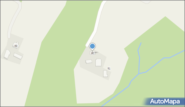 Biesna, Biesna, 90, mapa Biesna