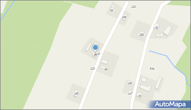 Biesna, Biesna, 95, mapa Biesna