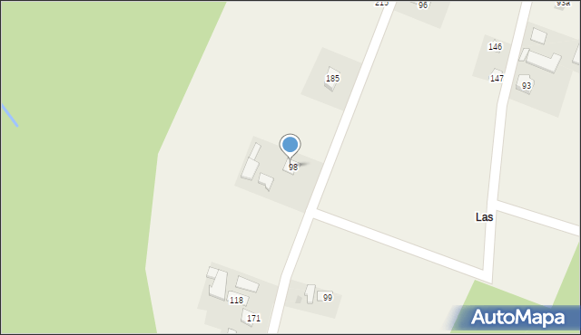 Biesna, Biesna, 98, mapa Biesna