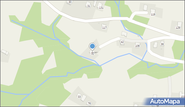 Bieśnik, Bieśnik, 32, mapa Bieśnik