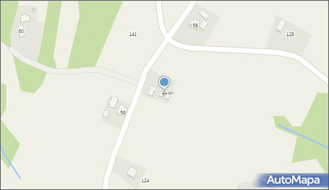 Bieśnik, Bieśnik, 57, mapa Bieśnik