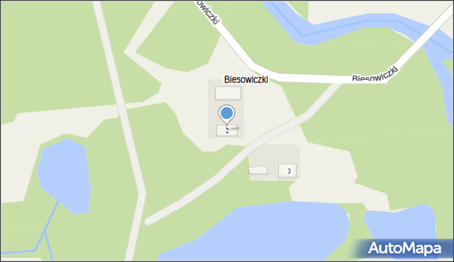 Biesowiczki, Biesowiczki, 2, mapa Biesowiczki