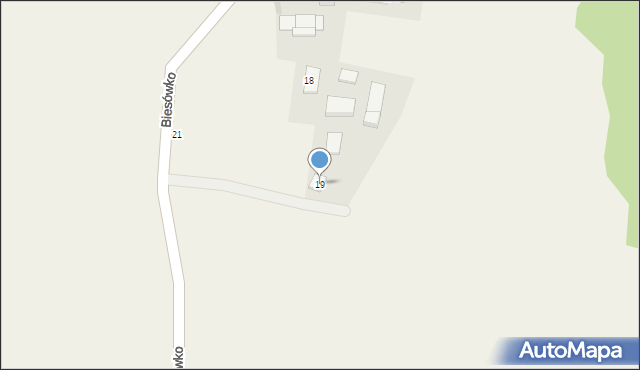 Biesówko, Biesówko, 19, mapa Biesówko